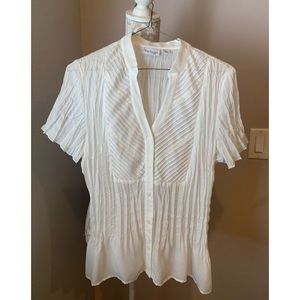 White Lades' Top Petite large